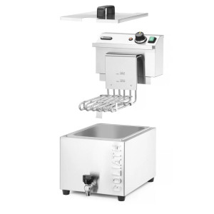Deep fryer with Drain Tap - 10 L - HENDI