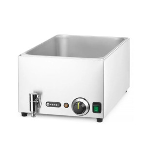 Bain-Marie su išleidimo čiaupu - 3 GN 1/3 - HENDI