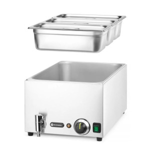 Bain-Marie su išleidimo čiaupu - 3 GN 1/3 - HENDI