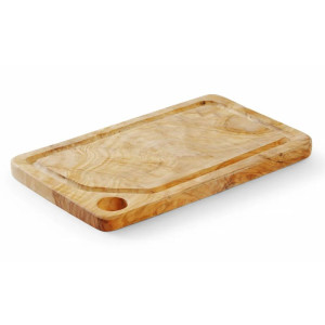 Planšetė patiekimui iš alyvmedžio medienos - 335 x 205 mm - HENDI