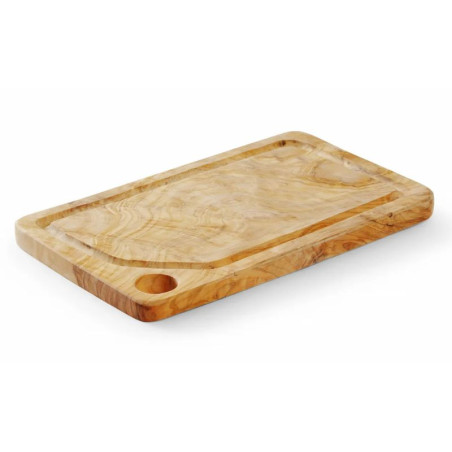 Planšetė patiekimui iš alyvmedžio medienos - 335 x 205 mm - HENDI