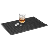 Black Rubber Bar Mat - 300x150 mm