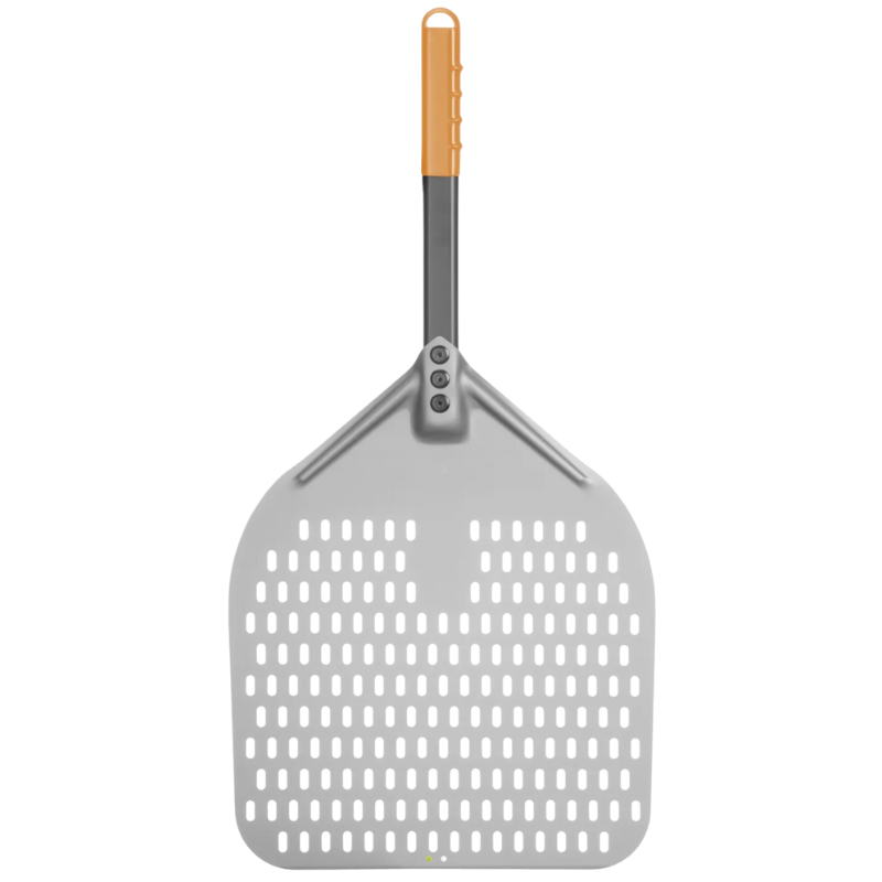 Square Perforated Pizza Peel with Short Handle - 300x660 mm Square Perforated Pizza Peel with Short Handle - 300x660 mm