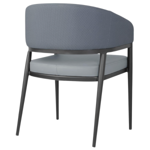 Mėlynos PVC Meridian kėdės - 2 vnt.