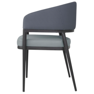 Mėlynos PVC Meridian kėdės - 2 vnt.