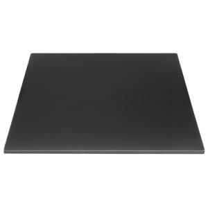 Kvadratinis juodas matinio paviršiaus stalas - 700 mm