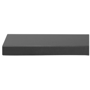 Kvadratinis juodas matinio paviršiaus stalas - 700 mm