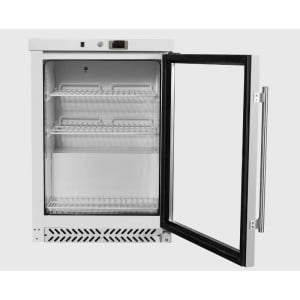 Mini šaldymo spinta su stiklinėmis durimis 170 L 0/+8 °C - Dynasteel