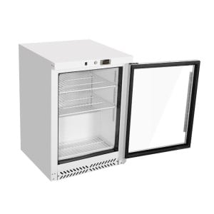 Mini šaldymo spinta su stiklinėmis durimis 170 L 0/+8 °C - Dynasteel