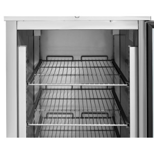Positive Glass Door Refrigerated Cabinet 650 L Ventilated Cooling