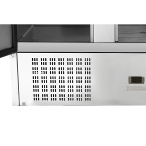 Saladette Šaldytuvas 3 Durys - 368 L - Dynasteel