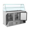 Saladette Šaldytuvas 3 Durys - 368 L - Dynasteel