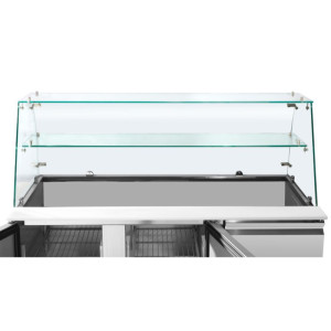 Saladette Šaldytuvas 3 Durys - 368 L - Dynasteel