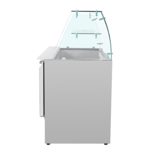 Saladette Šaldytuvas 3 Durys - 368 L - Dynasteel