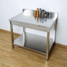Table inox professionnelle Dynasteel : robustesse et praticité