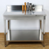 Table inox professionnelle Dynasteel : robustesse et praticité