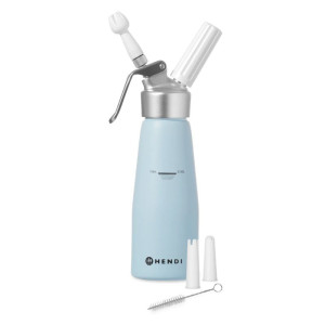 Sifonas grietinėlei mėlynas - 0,5 L - HENDI