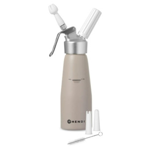 Sifonas grietinėlei Taupe - 0,5 L - HENDI