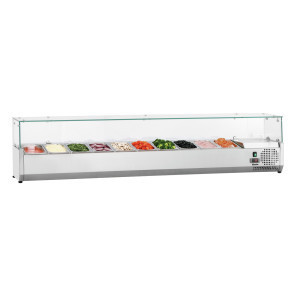 Saladette Šaldytuvas Padėti - 10 x GN 1/4