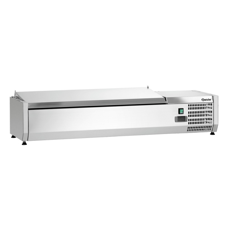 Saladette Réfrigérée à Poser Inox - 3 x GN 1/3 + 1 x GN 1/2