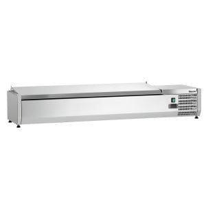 Refrigerated Saladette to Place Stainless Steel - 5 x GN 1/3 + 1 x GN 1/2
