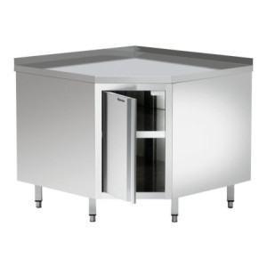 Kampinis baldai iš nerūdijančio plieno - L 1000 x P 1000 mm - Bartscher