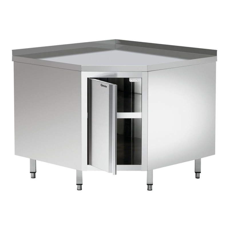 Kampinis baldai iš nerūdijančio plieno - L 1000 x P 1000 mm - Bartscher