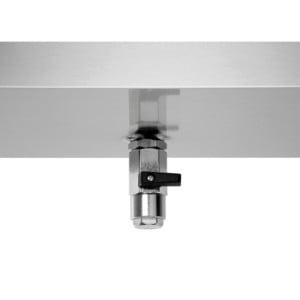 Sieninė gartraukis su varikliu ir apšvietimu - L 1400 x P 900 mm - Bartscher