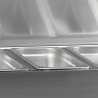 Saladette pastatoma dangtis nerūdijančio plieno - Statinė - 4 GN 1/3 - TEFCOLD