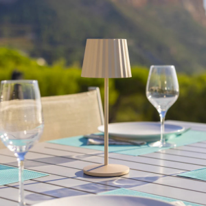 Lampe de Table Touch LED - Abby Crème - Lumisky