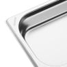 Nerūdijančio plieno padėklas GN 2/4 - 40 mm - Gastronoble