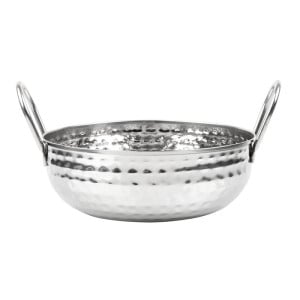 Plat Kadai Martelé en Inox Table Presentation 170 mm - Gastronoble