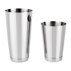 Shakeris kokteiliams iš nerūdijančio plieno Tin On Tin 500ml/900ml - Gastronoble