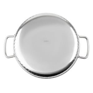 Plat en Inox Martelé Table Presentation 180mm - Gastronoble