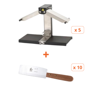 Pack Brezières Basaltas ir Peiliai Raclette - Tellier