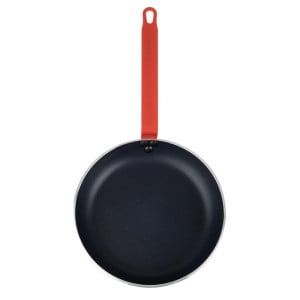 Nelipni aliuminio keptuvė Tefloninė raudona rankena 280mm - Gastronoble
