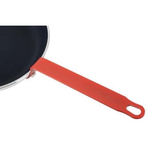 Nelipni aliuminio keptuvė Tefloninė raudona rankena 280mm - Gastronoble