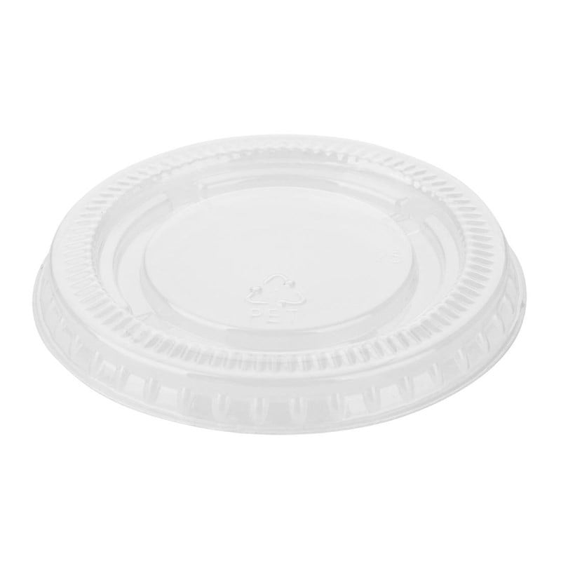 Recyclable PET Fiesta Lids For Sauce Pots - Pack of 1000 Recyclable PET Fiesta Lids For Sauce Pots - Pack of 1000