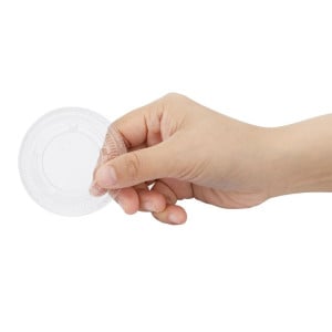 Recyclable PET Fiesta Lids For Sauce Pots - Pack of 1000