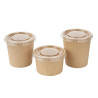 Recyclable PET Fiesta Lids For Sauce Pots - Pack of 1000