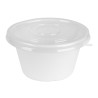 PET Fiesta perdirbami dangteliai 400/500 ml dubenims - 50 vnt. rinkinys - Gastronoble