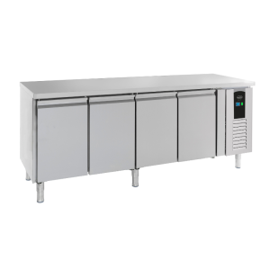 Positive Refrigerated Table 4 Doors Energy Line - Depth 700 - CombiSteel