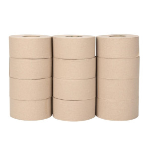 Rouleaux Mini Jumbo Perdirbtas 2 Sluoksniai 150m - Rinkinys iš 12 - Jantex