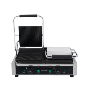 Grill Panini Double - Gofruotos Plokštės - Dynasteel