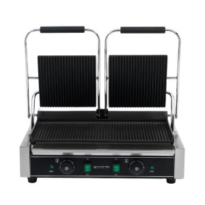 Grill Panini Double - Gofruotos Plokštės - Dynasteel
