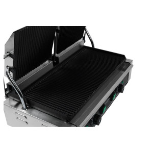 Grill Panini Double - Gofruotos Plokštės - Dynasteel