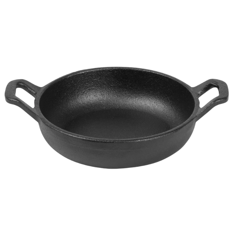 Apvalios ausies ketaus lėkštė - 120 mm