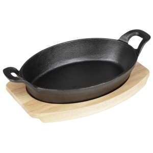 Lenta ovaliai ketaus lėkštei - 260x165 mm