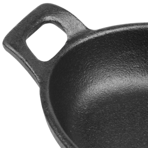 Ovalus ketaus ausų padėklas - 180 x 120 mm