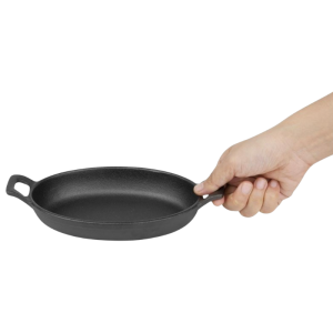 Ovalus ketaus ausų padėklas - 180 x 120 mm